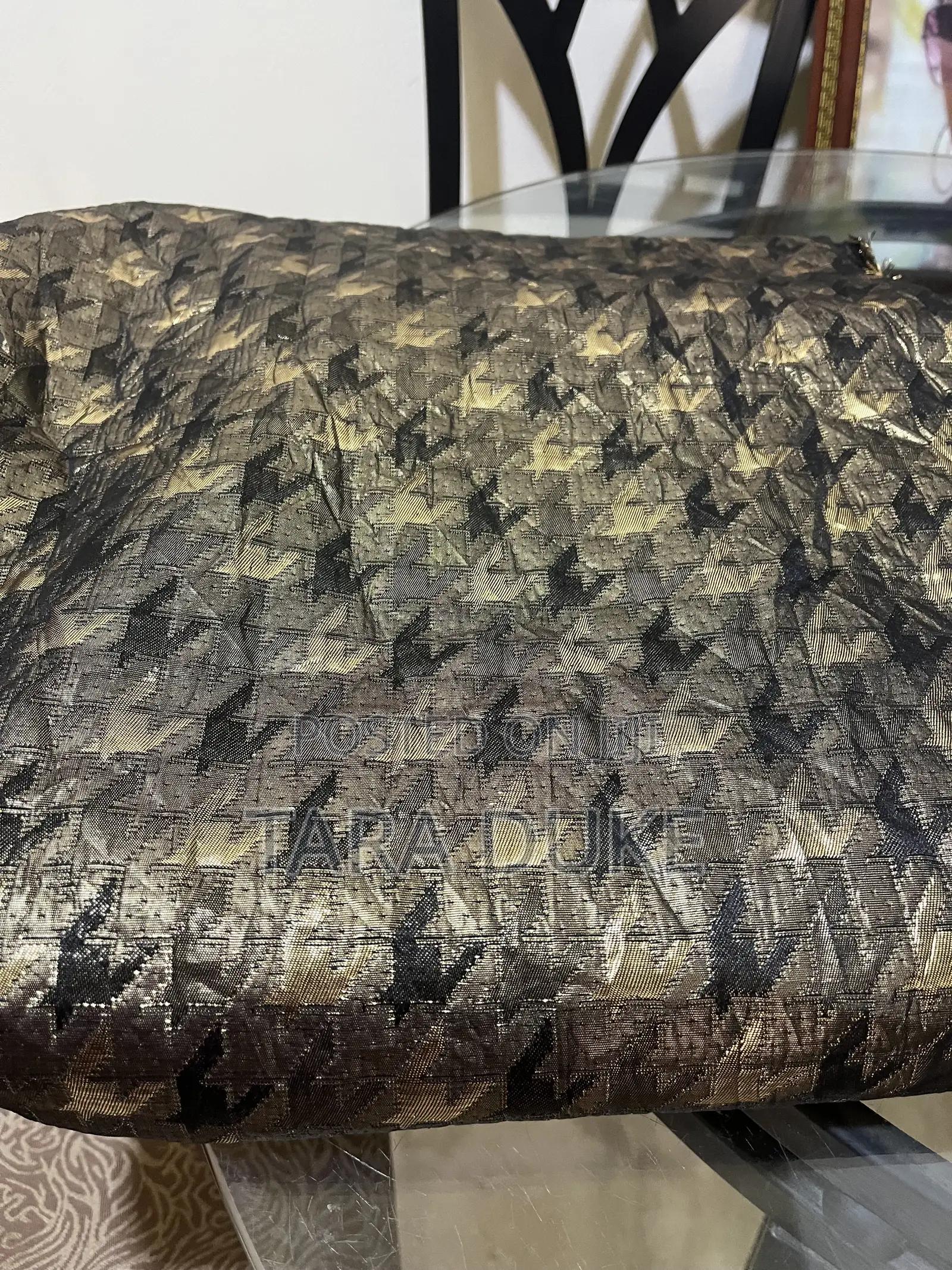 Gold Bronze Brocade Fabric