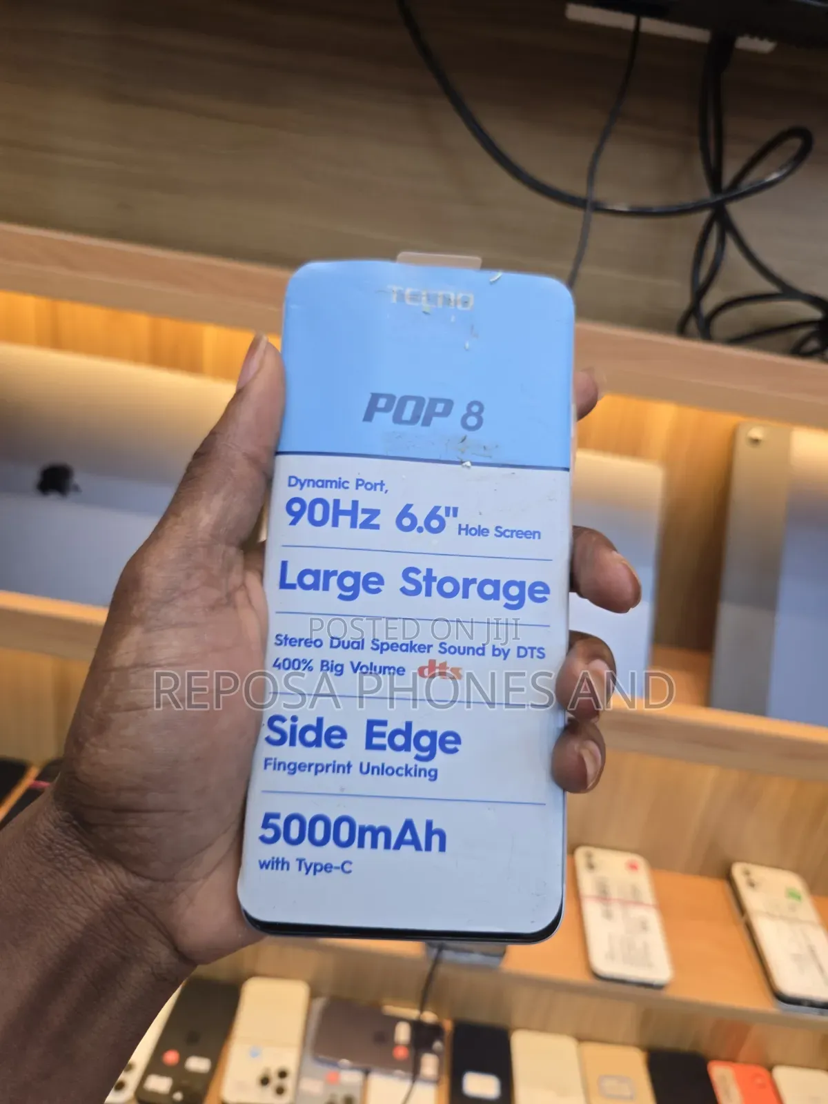 New Tecno Pop 8 64 GB Blue