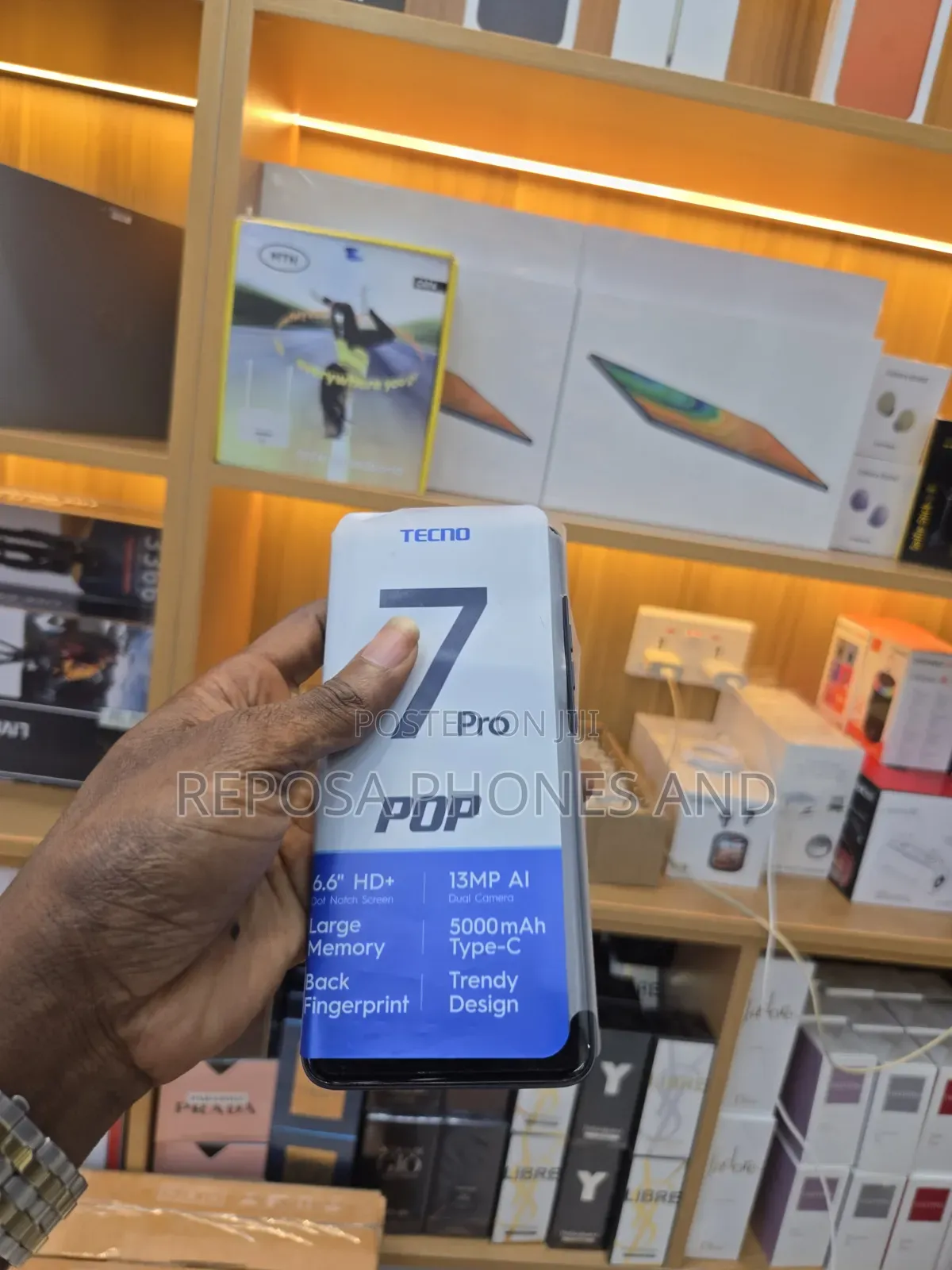 New Tecno Pop 7 Pro 64 GB Black