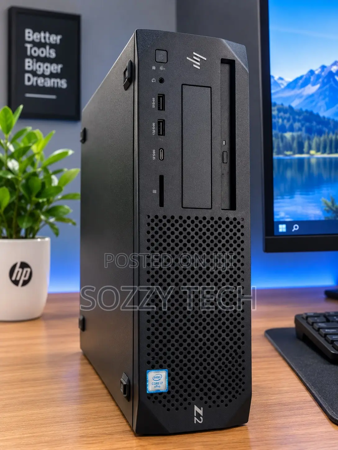 Desktop Computer HP Z2 G4 Tower 16GB Intel Core i7 SSD 256GB