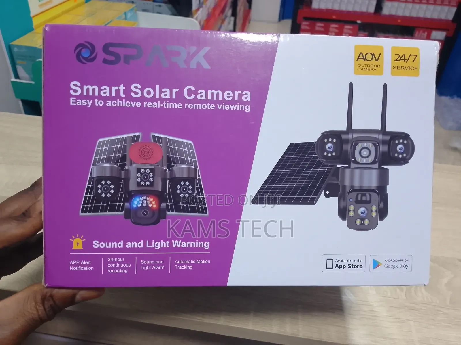 Dual Lens 4G Sim Solar Camera ( Spark)