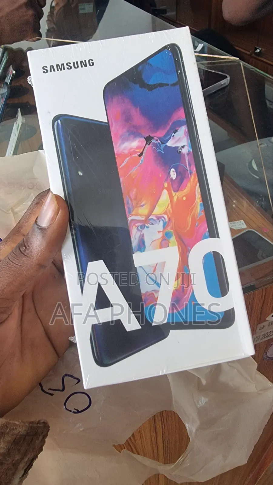 New Samsung Galaxy A70 128 GB Black