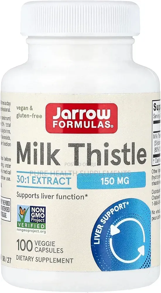 Milk Thistle 150 Mg, Liver Health (120 Mg Silymarin), 100 Veg Caps