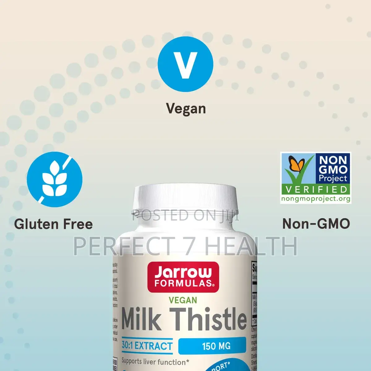 Milk Thistle 150 Mg, Liver Health (120 Mg Silymarin), 100 Veg Caps