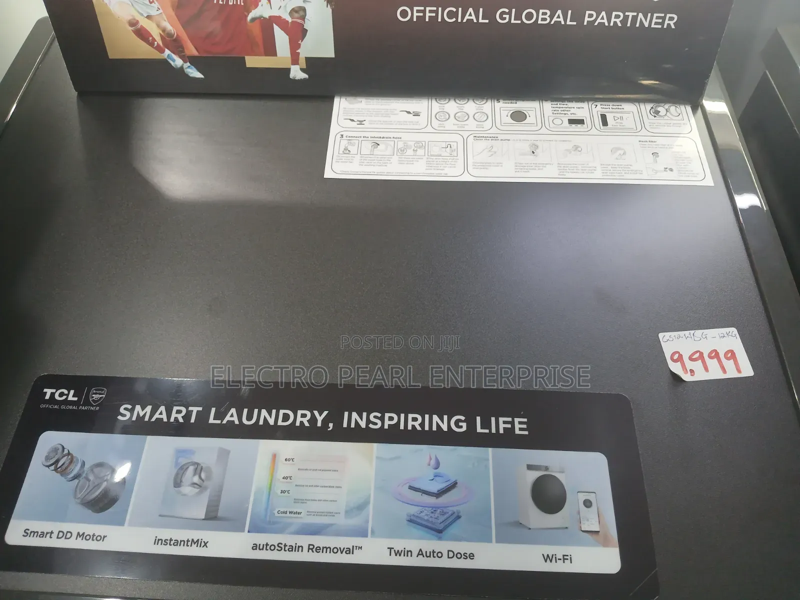 TCL 12kg/7kg Washer Dryer Washing Machine