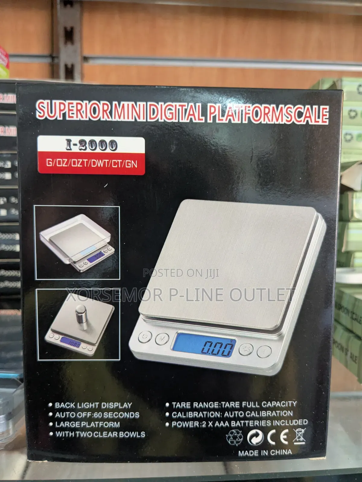 0.1g to 3000g MINI PLATFORM SCALE