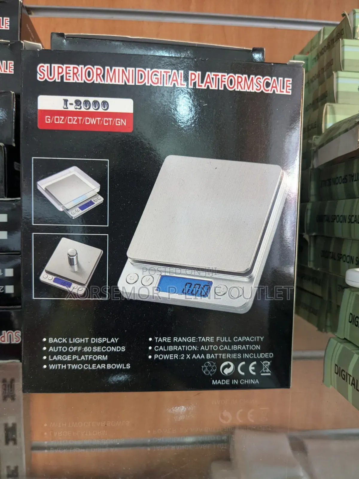 0.1g to 3000g MINI PLATFORM SCALE