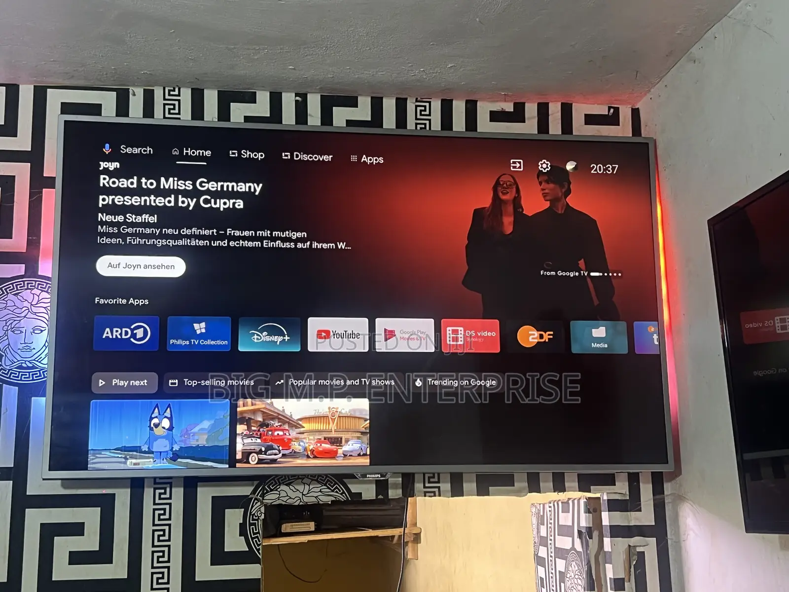 Philips 50 Inches Smart Digital Satellite. UHD. 3-Side Ambi-Light.