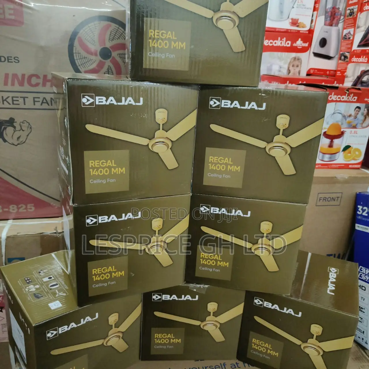 Classy High Grade 1400mm Ceiling Fan With Long Blades From Bajaj