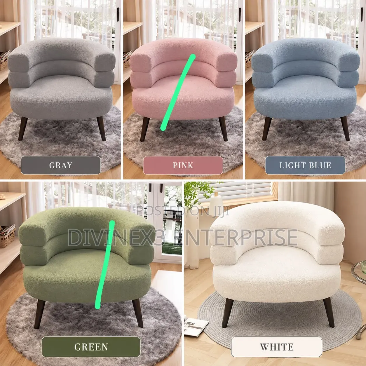 Modern Cozy Accent Chair