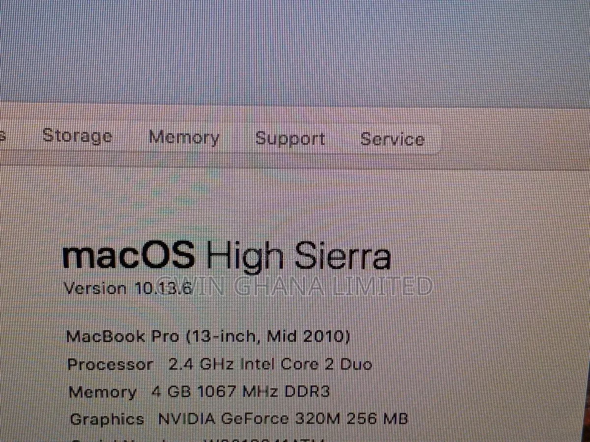 Laptop Apple MacBook Pro 2010 4GB Intel Core 2 Duo HDD 250GB