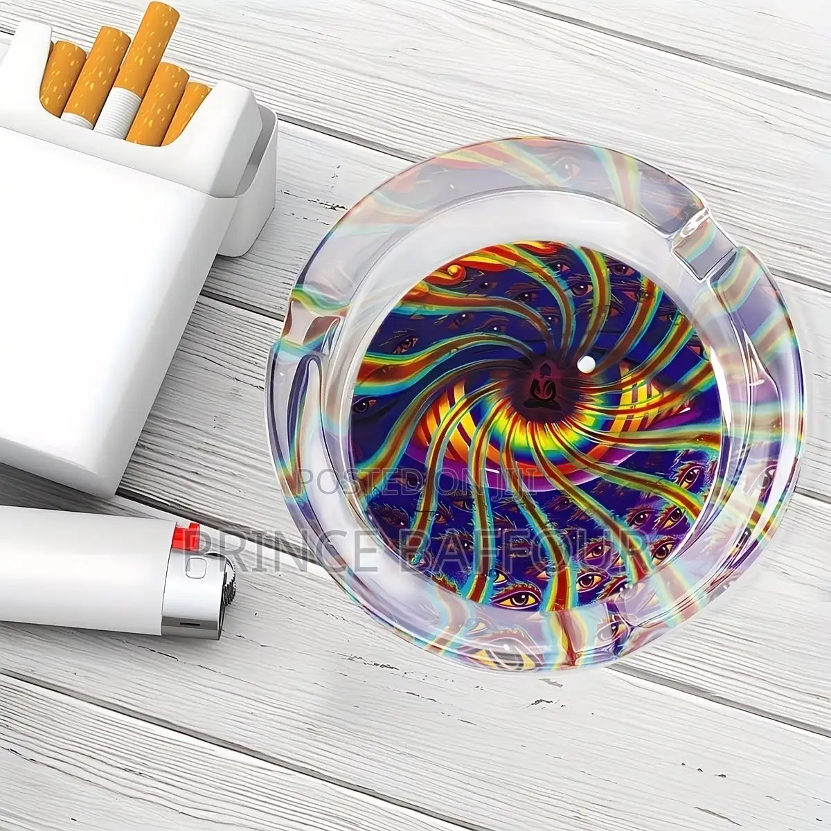 Glass Smoking Ashtray