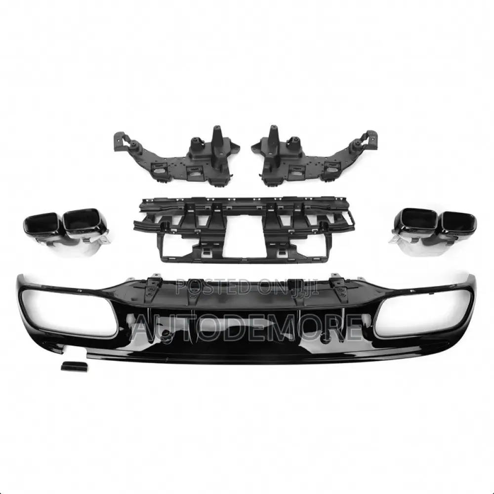 Mercedes Benz C300 Rear Bumper Diffuser With Led