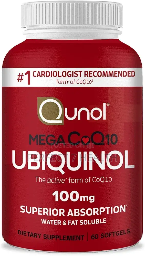 Mega CoQ10 Ubiquinol 100 Mg, Heart, Blood Pressure, 60/100 Softgels