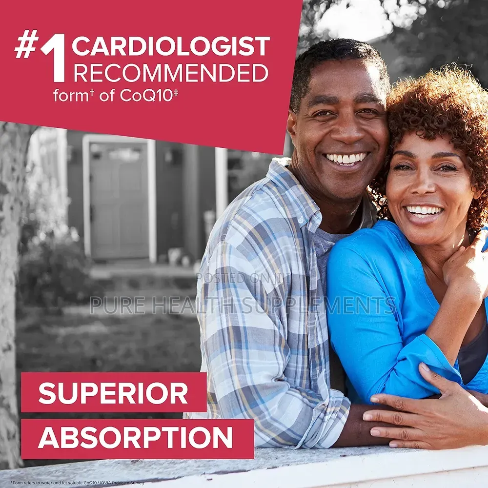 Mega CoQ10 Ubiquinol 100 Mg, Heart, Blood Pressure, 60/100 Softgels