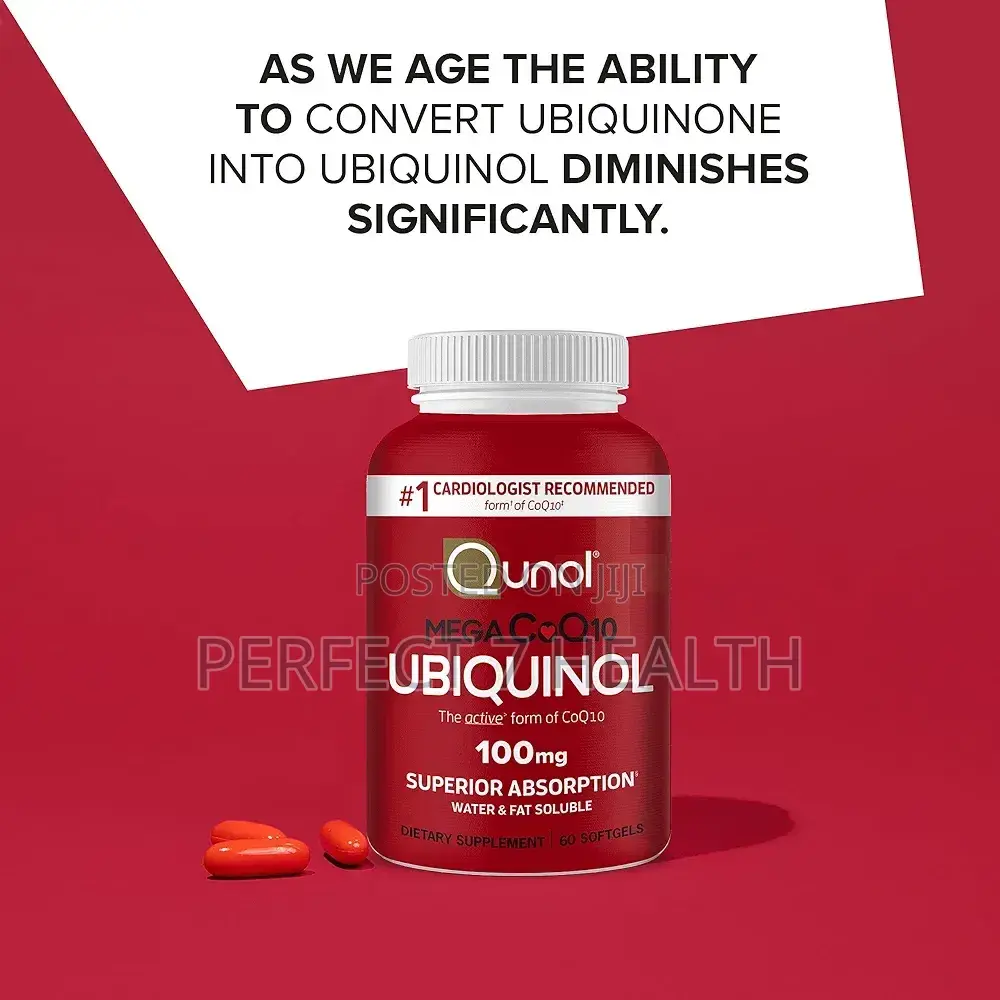 Mega CoQ10 Ubiquinol 100 Mg, Heart, Blood Pressure, 60/100 Softgels