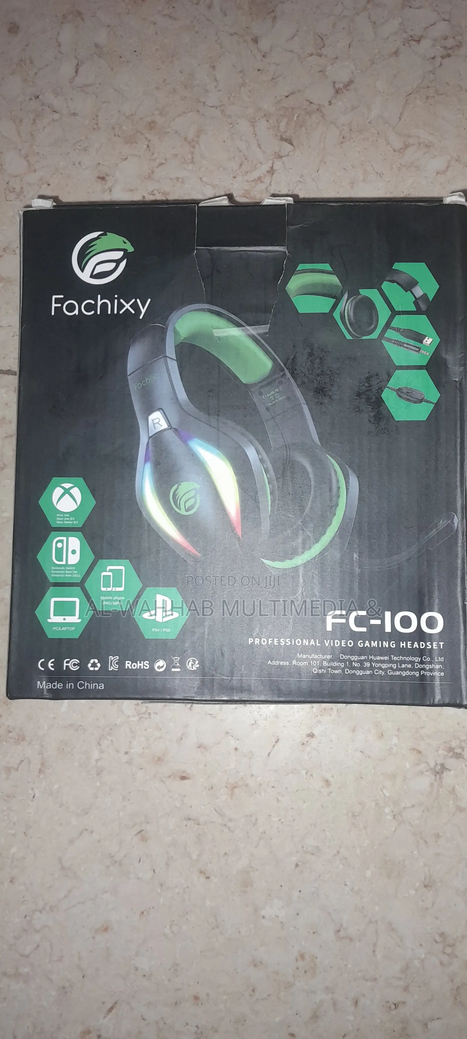 Fachixy RGB Wired Gaming Headset