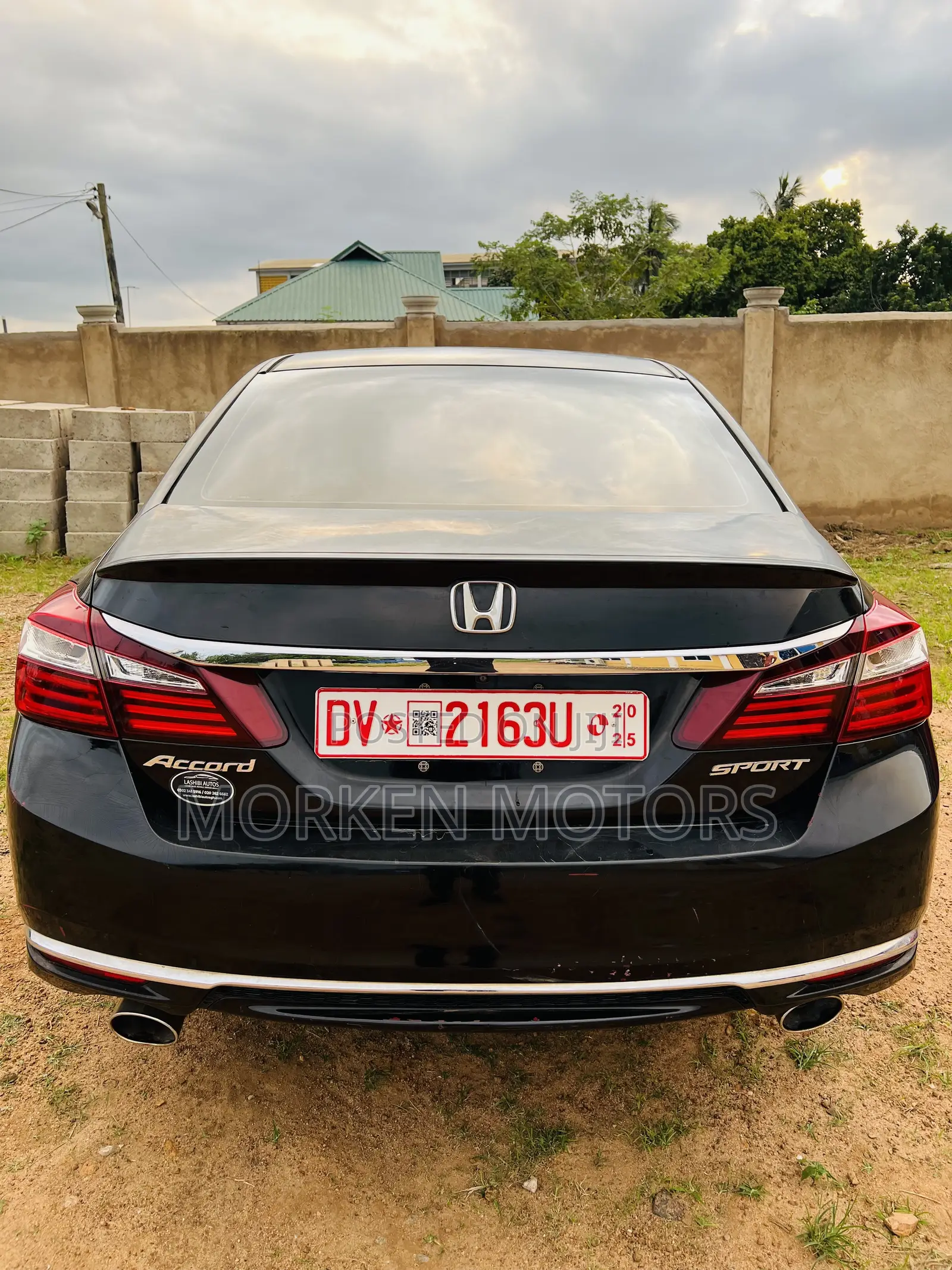 Honda Accord Sport 4dr Sedan FWD (2.4L 4cyl 2A) 2017 Black