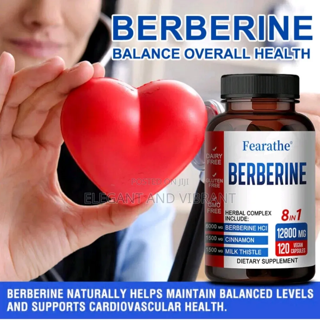 Berberine With Ceylon Cinnamon 6000mg 120 Caps Heart Health Immune
