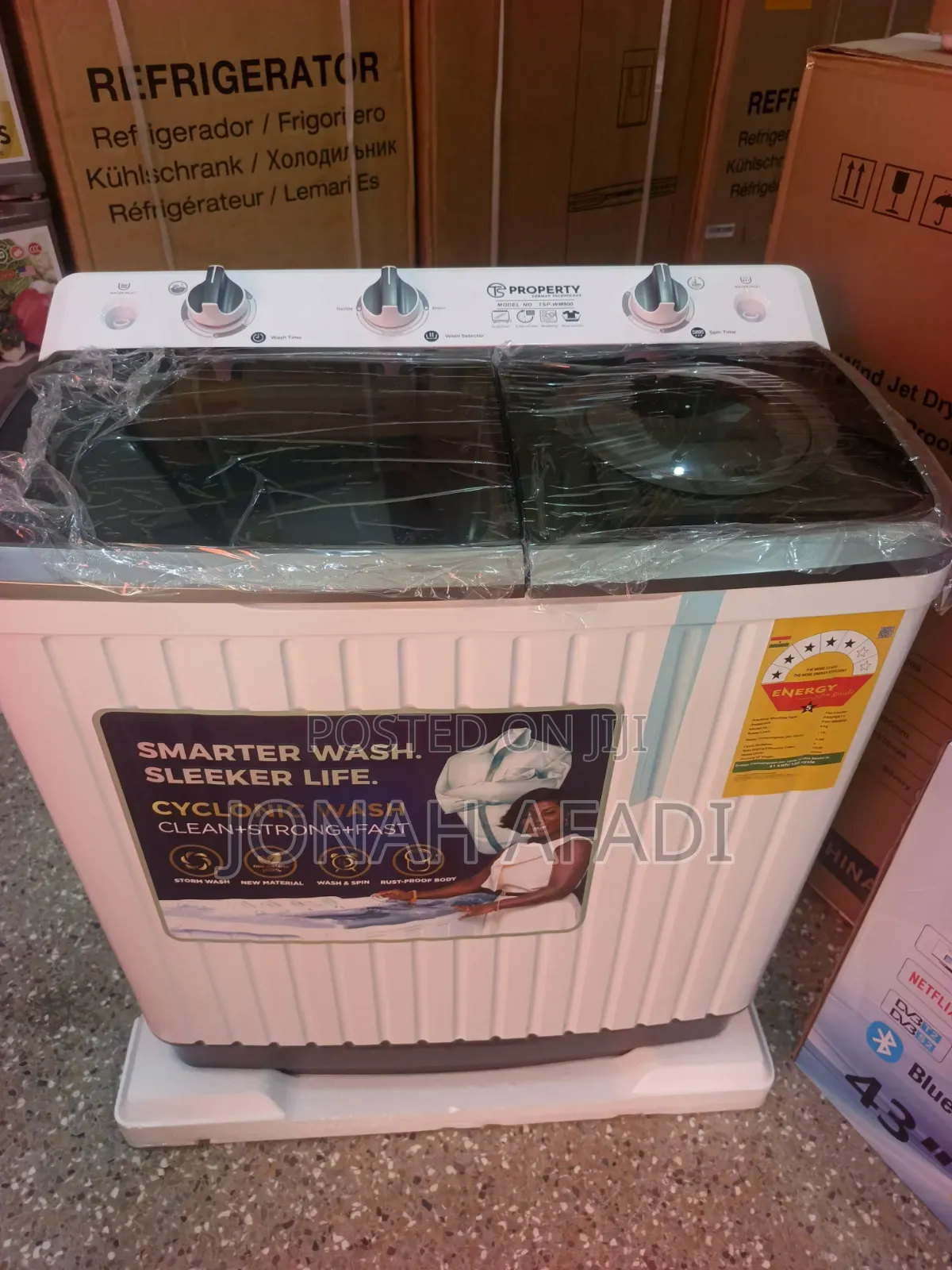 PROPERTY 12KG Twin Tub Washing Machine Semi Automatic
