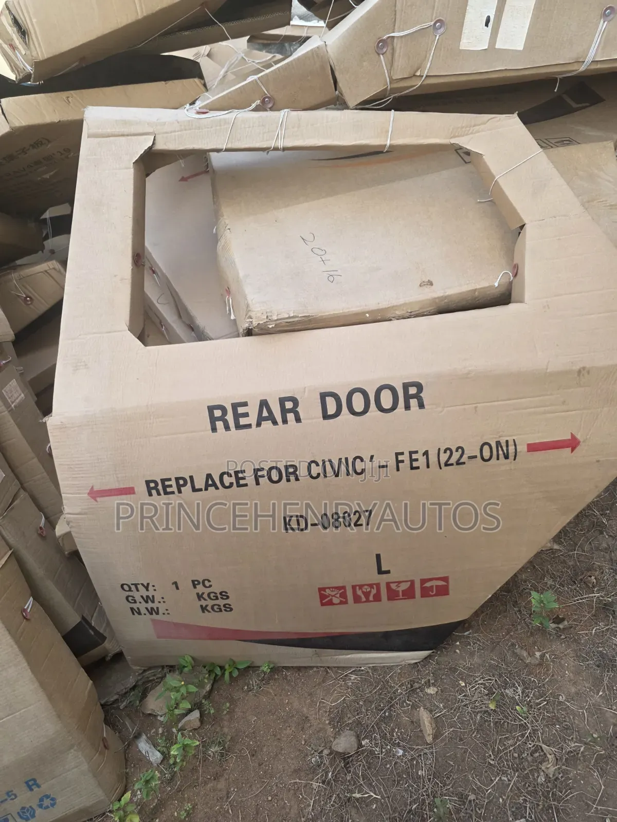 2022 Honda Civic Left Rear Door