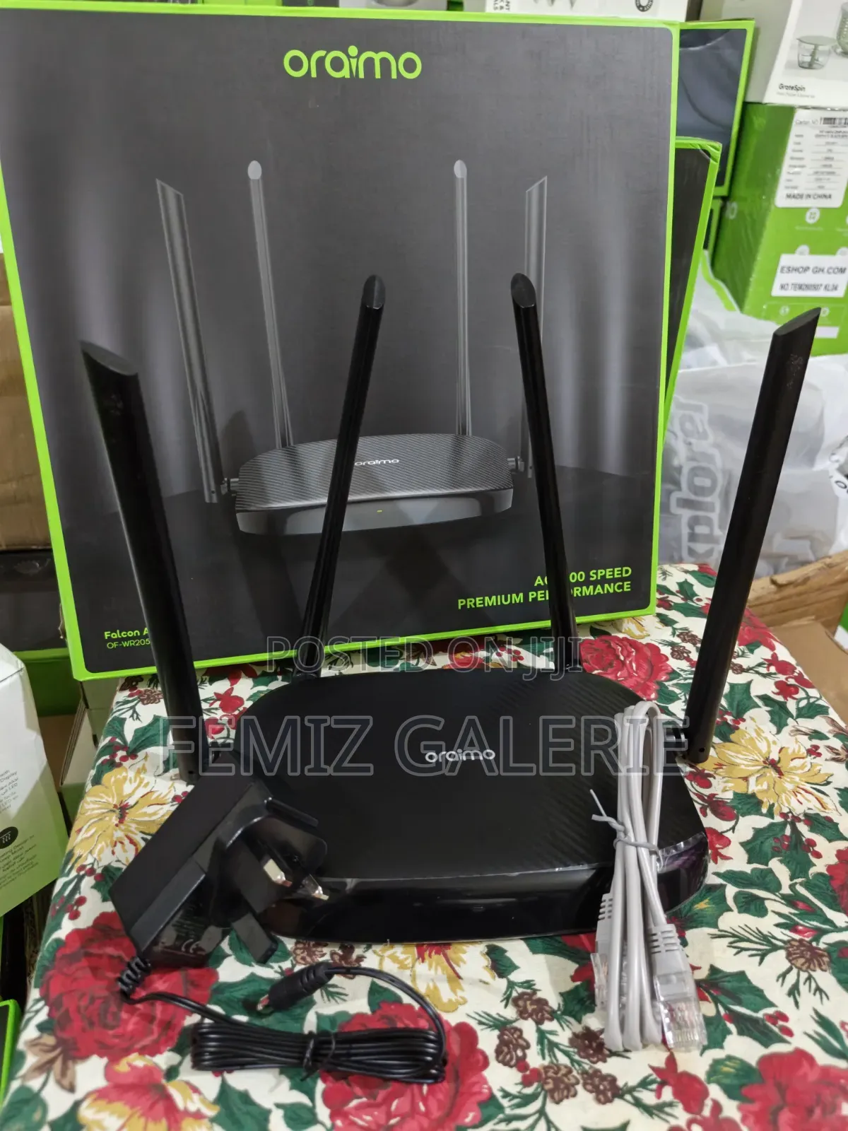 Oraimo Falcon AC Dual Band WiFi 5 Router | 2.4G + 5G
