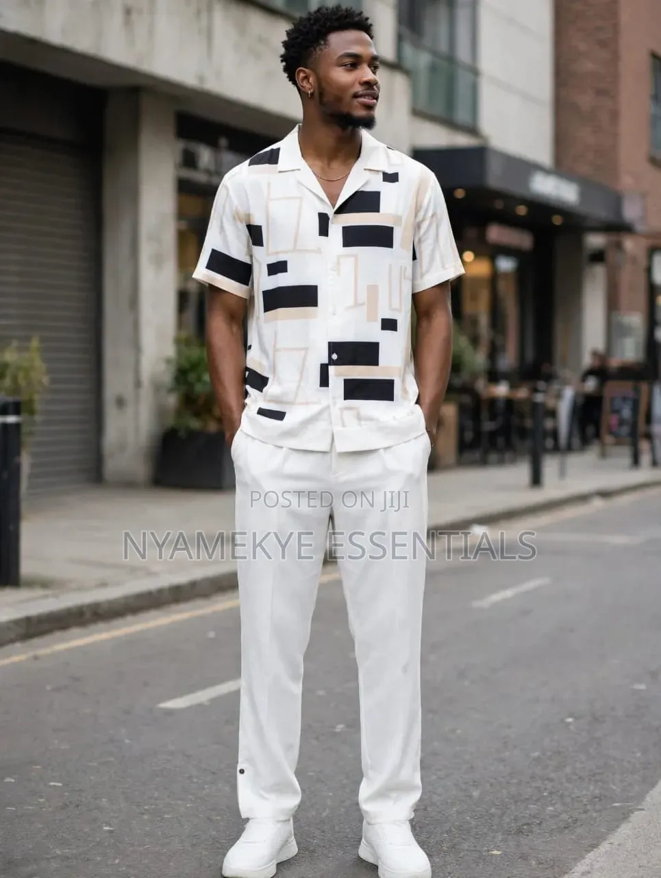 Men's 2-Piece Casual Set -Polo+trousers