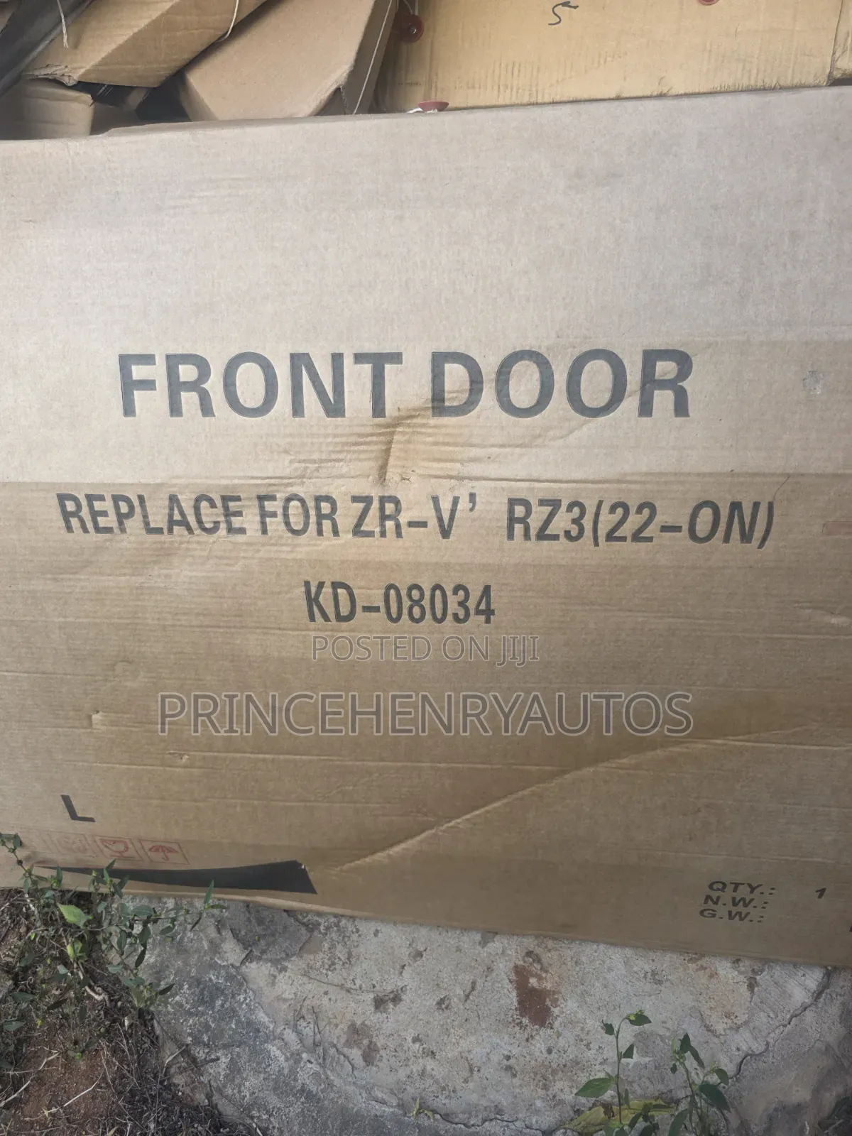 Honda HRV 2023-2026 Right Front Door