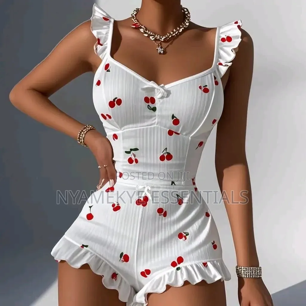 Cherry 2-Piece Lounge Set - Top+short 120ghc