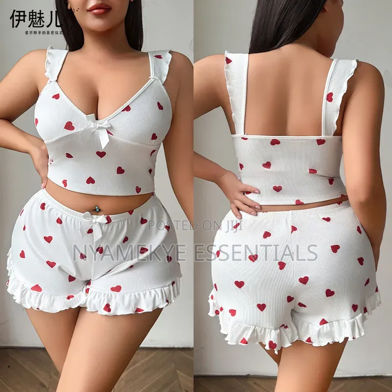 Cherry 2-Piece Lounge Set - Top+short 120ghc
