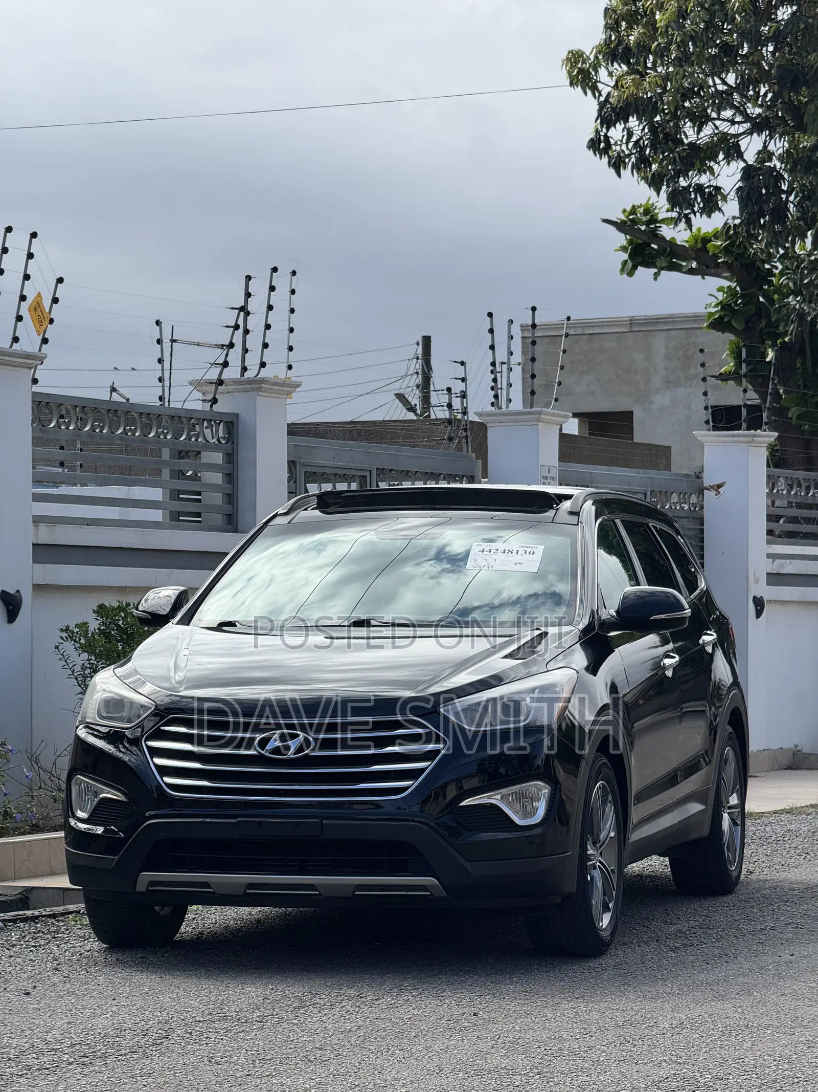 Hyundai Santa Fe Limited Ultimate AWD 2017 Black