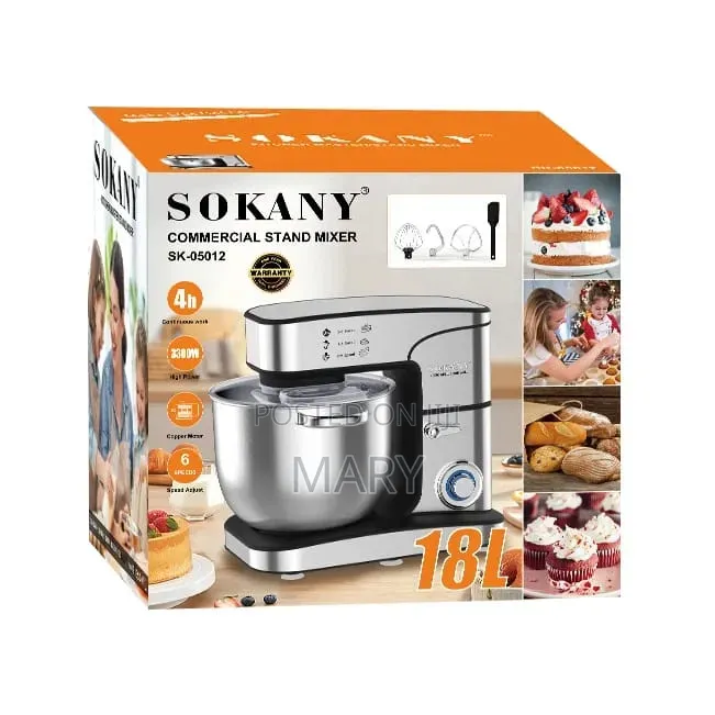 18L Liters Sokany Cake Mixer Heavy Duty