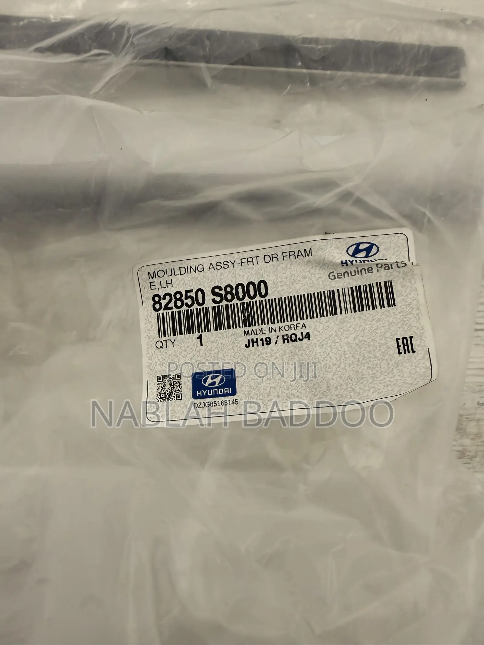 Genuine Hyundai Palisade Front Left Door Frame Moulding – 82850-S8000