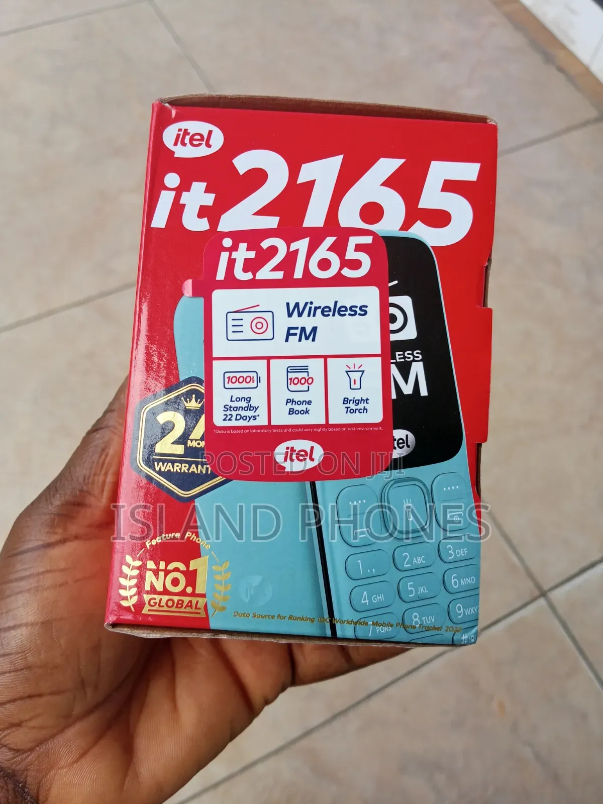New Itel it2165 Black