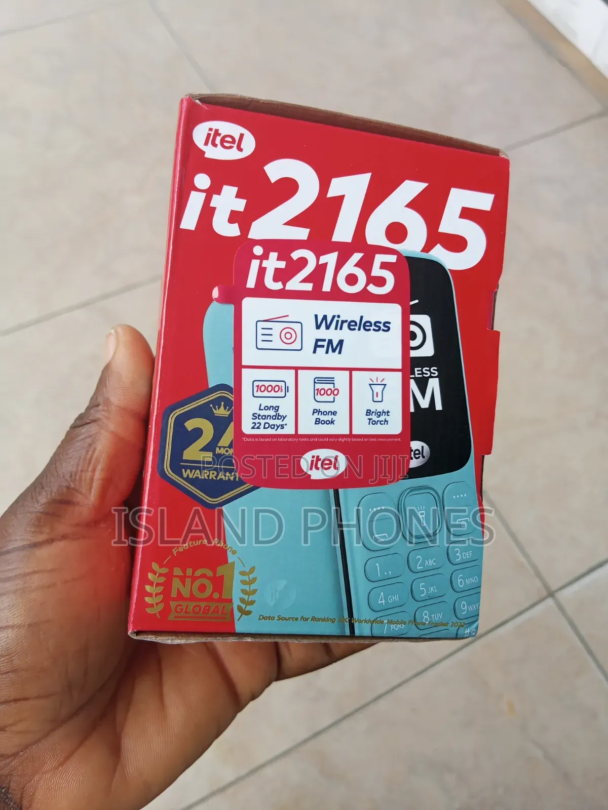 New Itel it2165 Black