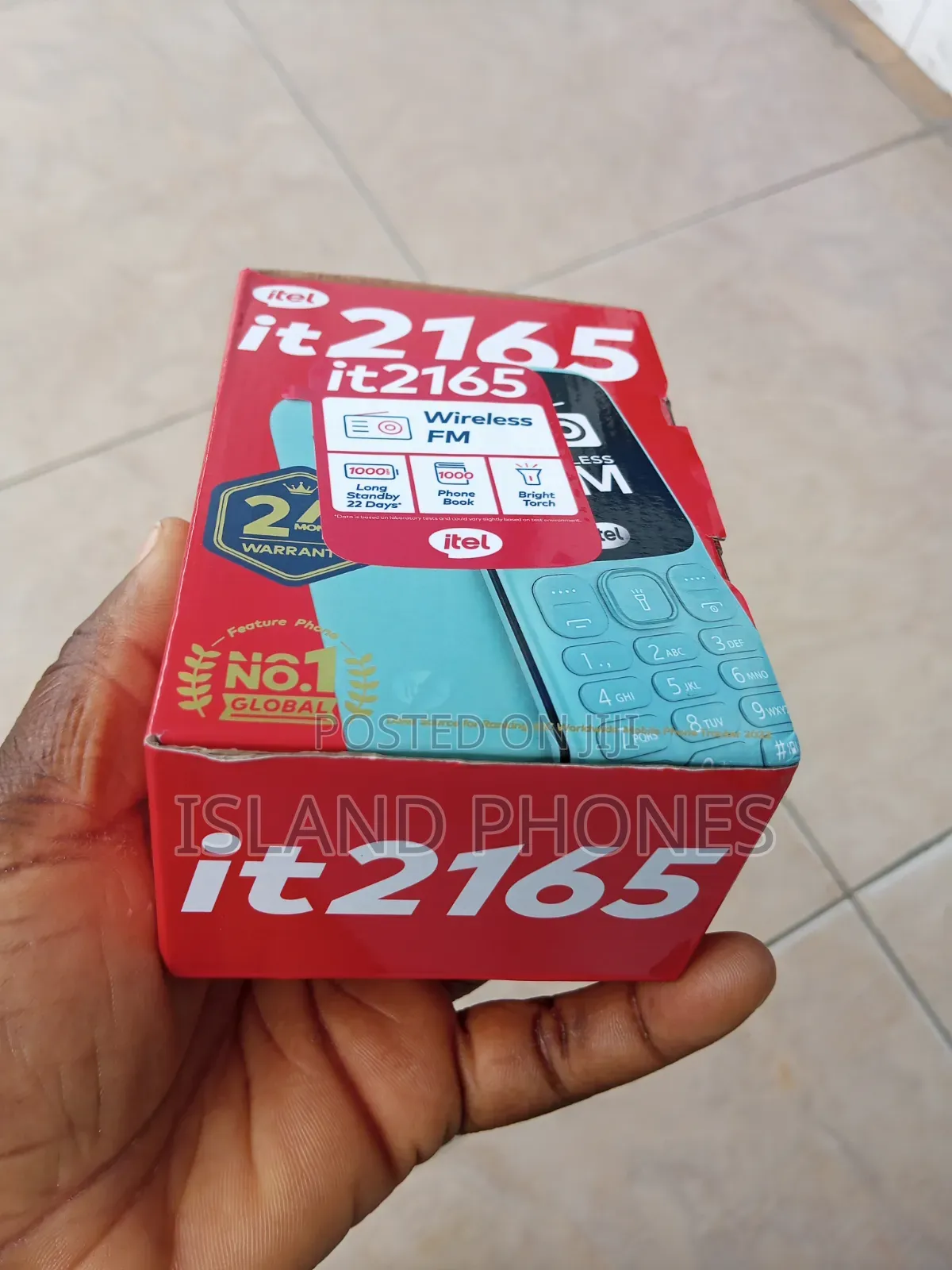 New Itel it2165 Black