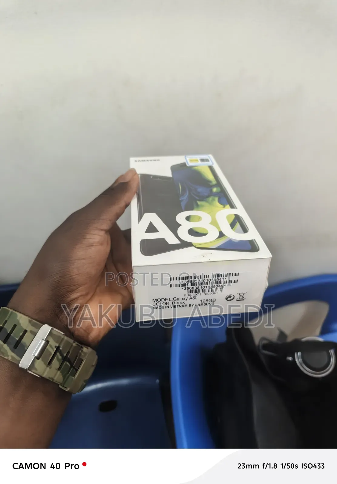 New Samsung Galaxy A80 128 GB Black