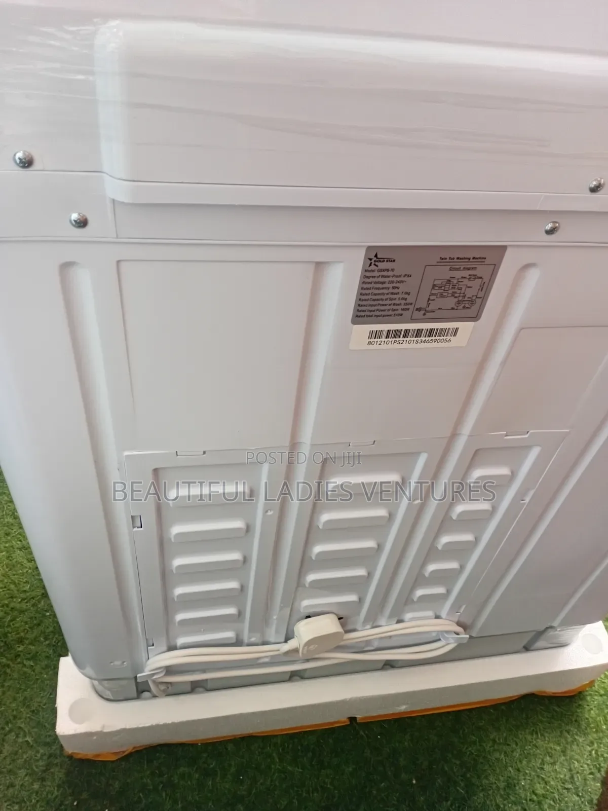 Heavy Duty Washing Machine 8kg Goldstar Super Fast