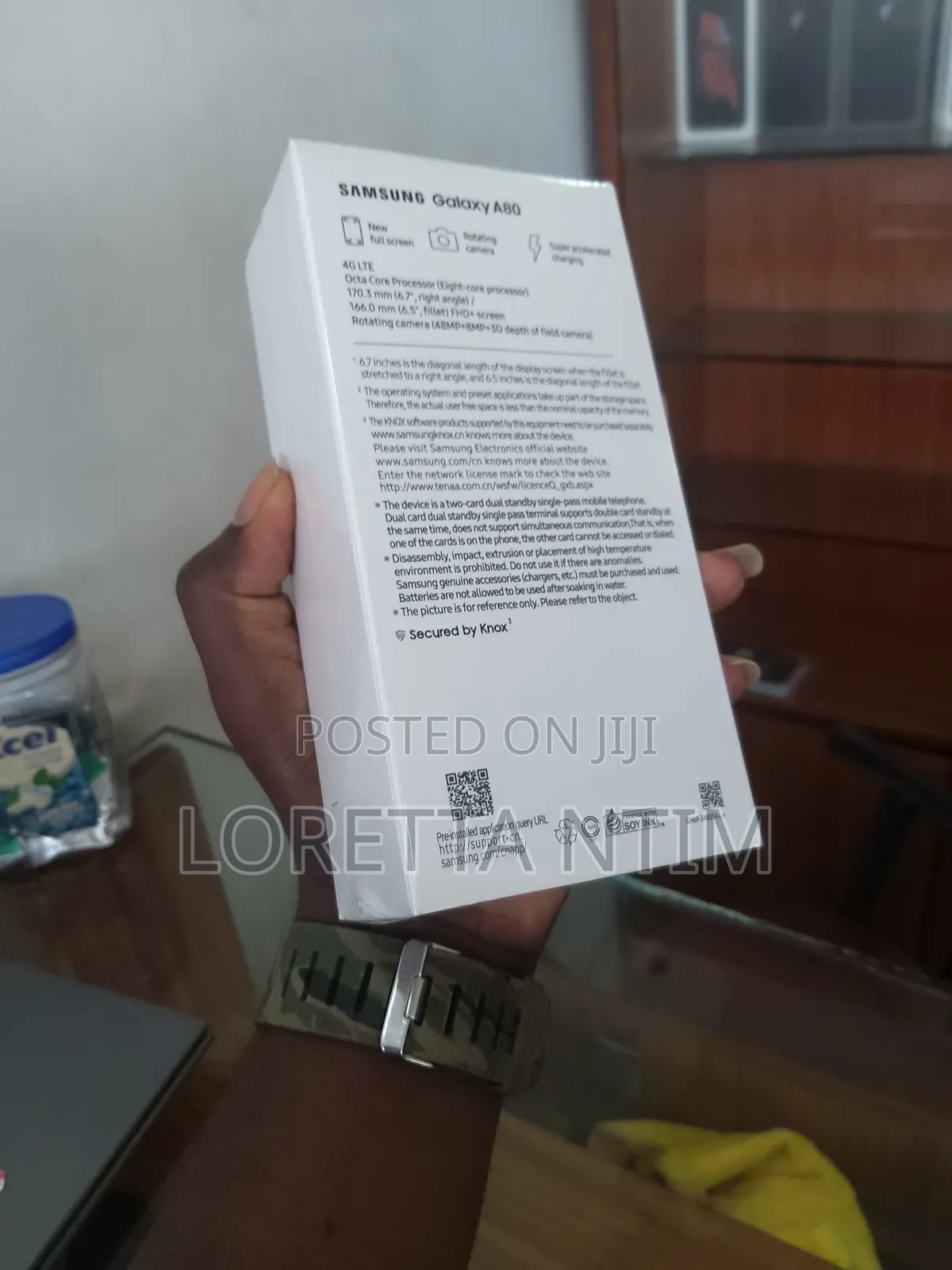 New Samsung Galaxy A80 128 GB Black
