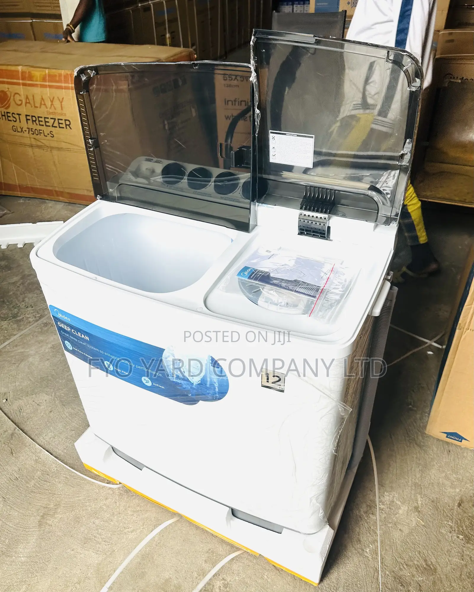 Durable Body Midea 12KG Semi-Auto Neat Washing Machine