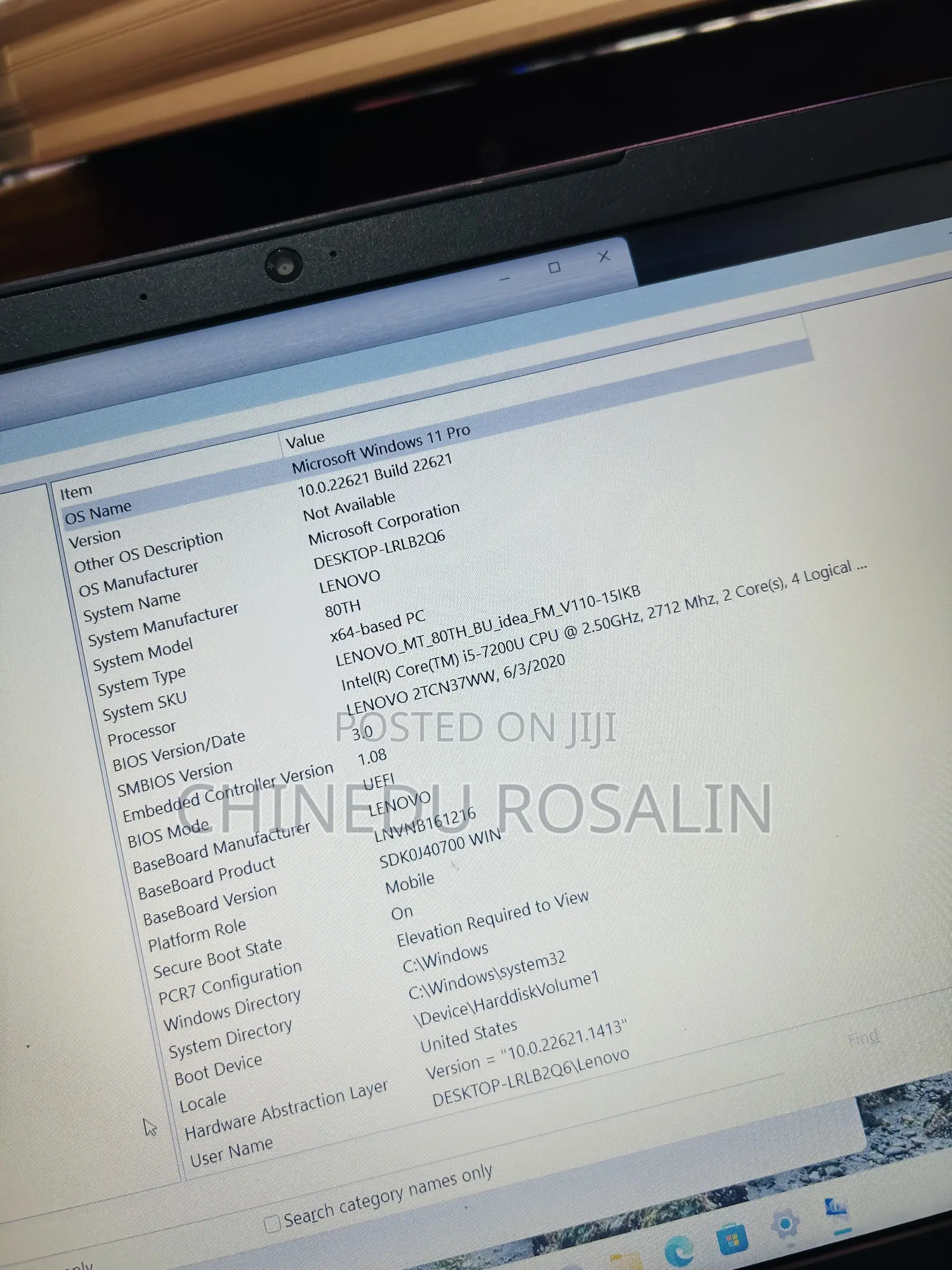 Laptop Lenovo IdeaPad 1 8GB Intel Core i5 SSD 256GB