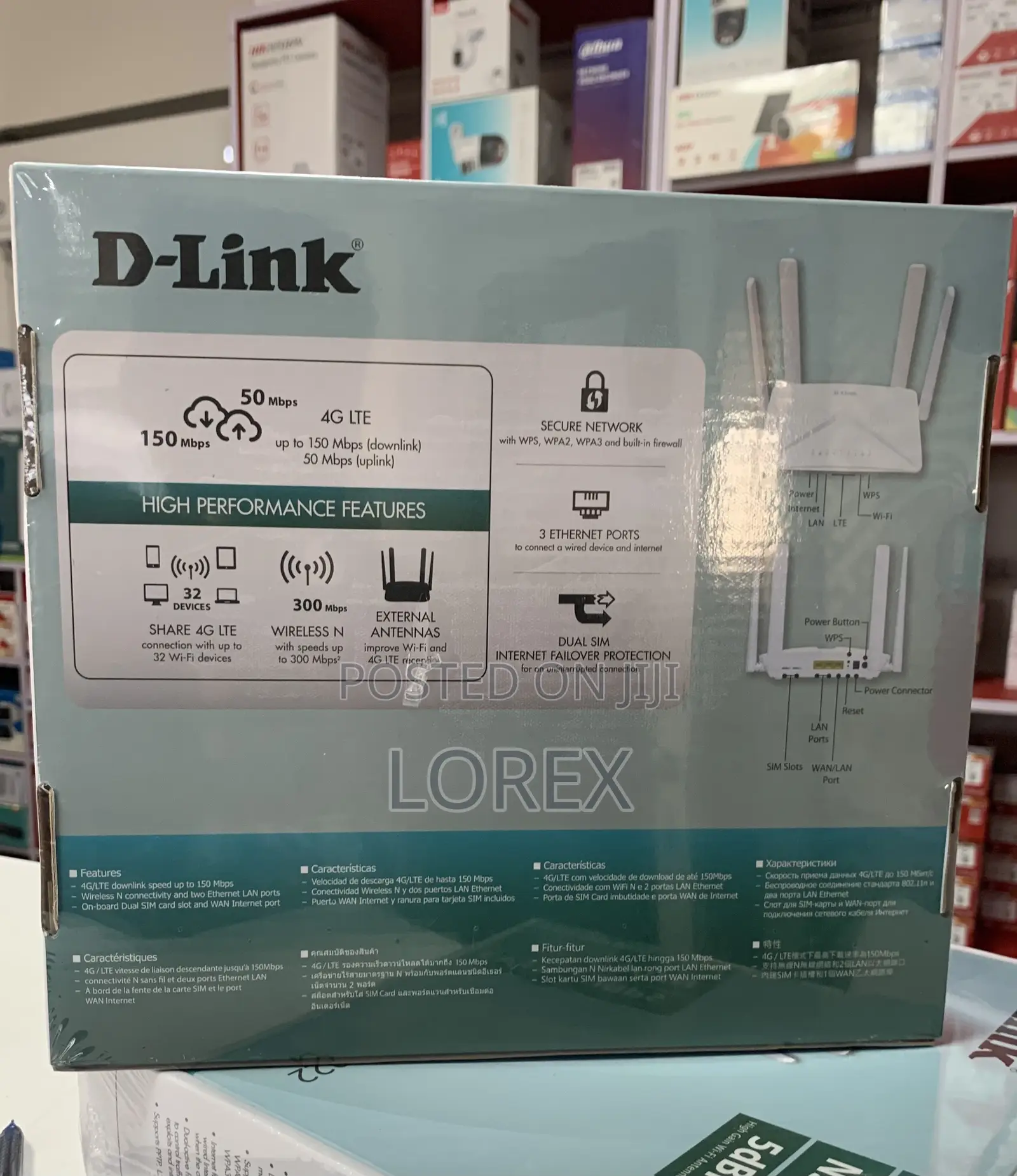 D-Link DWR-M922 Dual Sim Cat 4 Lte Router