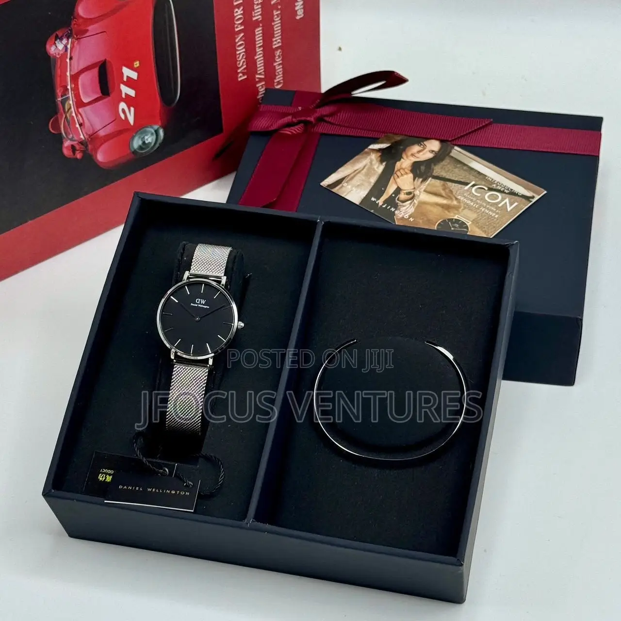 DW Leather Watch With Bracelet