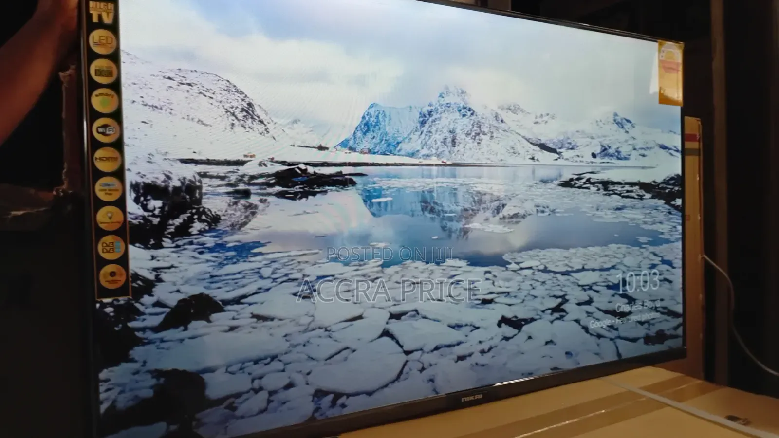 Beautiful Televisions, Frameless Nikai 43inches Televisions