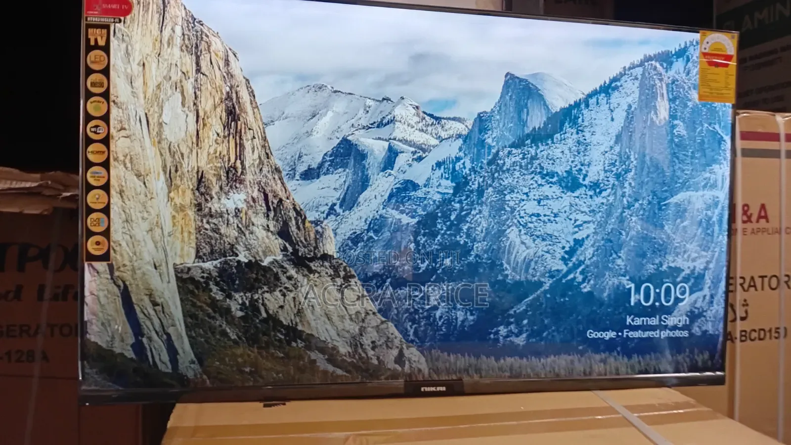 Framelss Televisions, Visuals 43inches Nikai Televisions