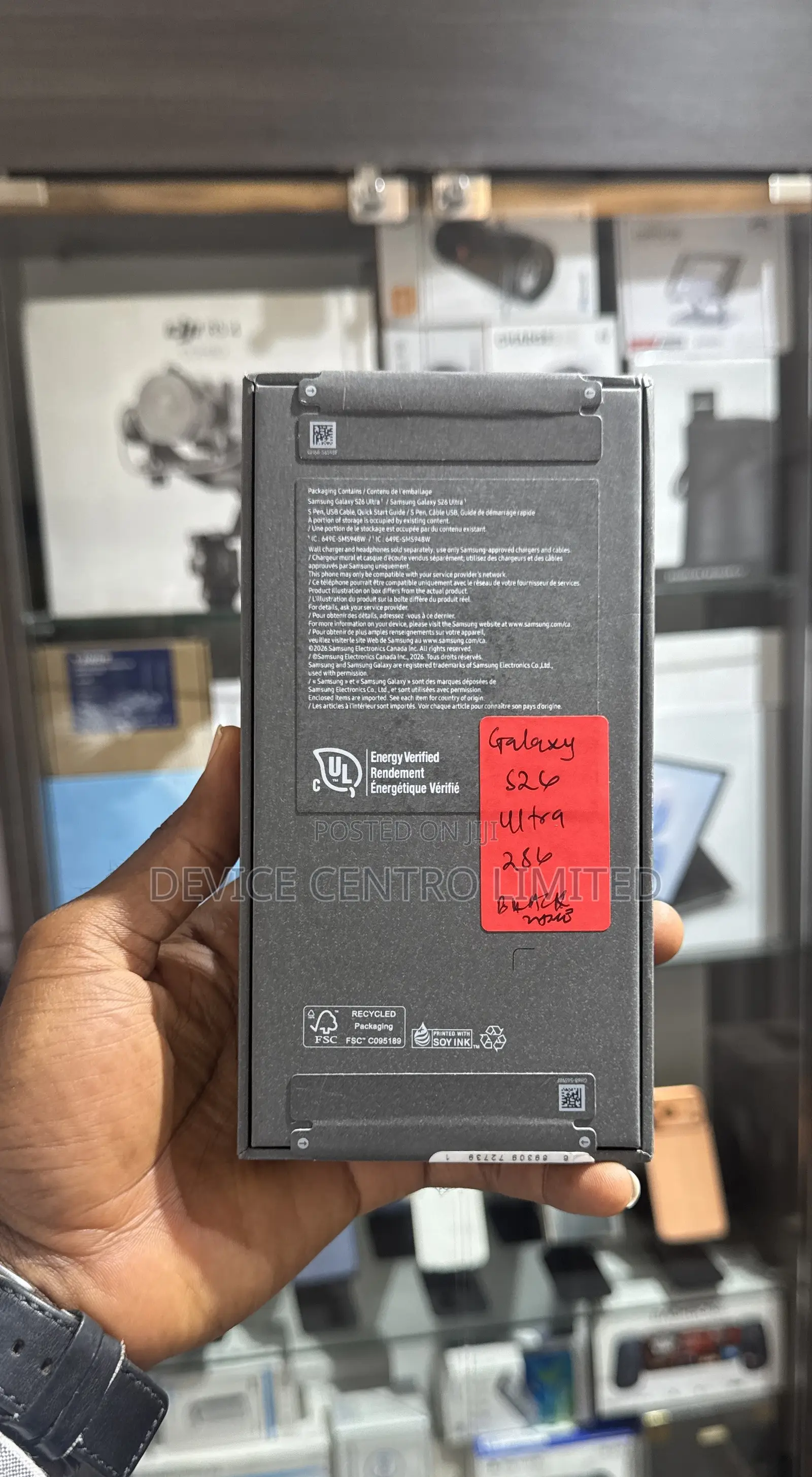 New Samsung Galaxy S26 Ultra 5G 256 GB Black