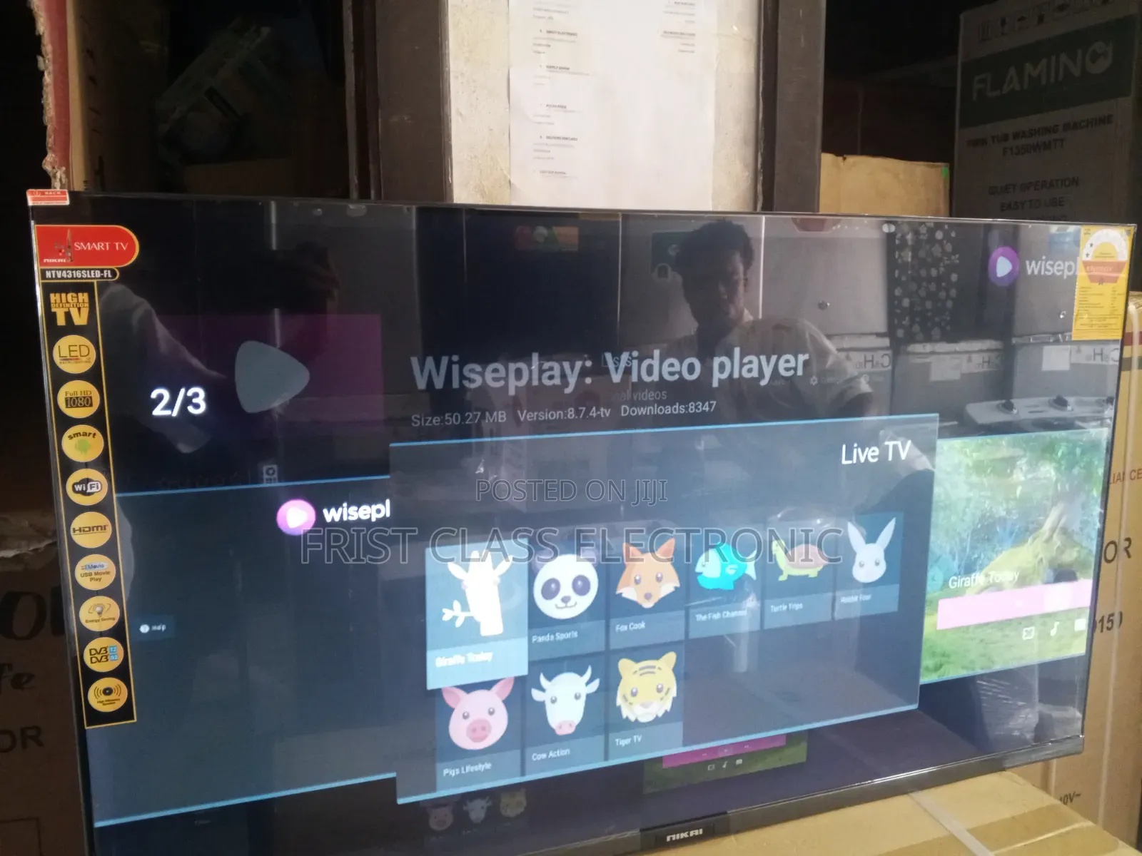 Brand New Nikai Television - Flawless Full HDMI 43inchs