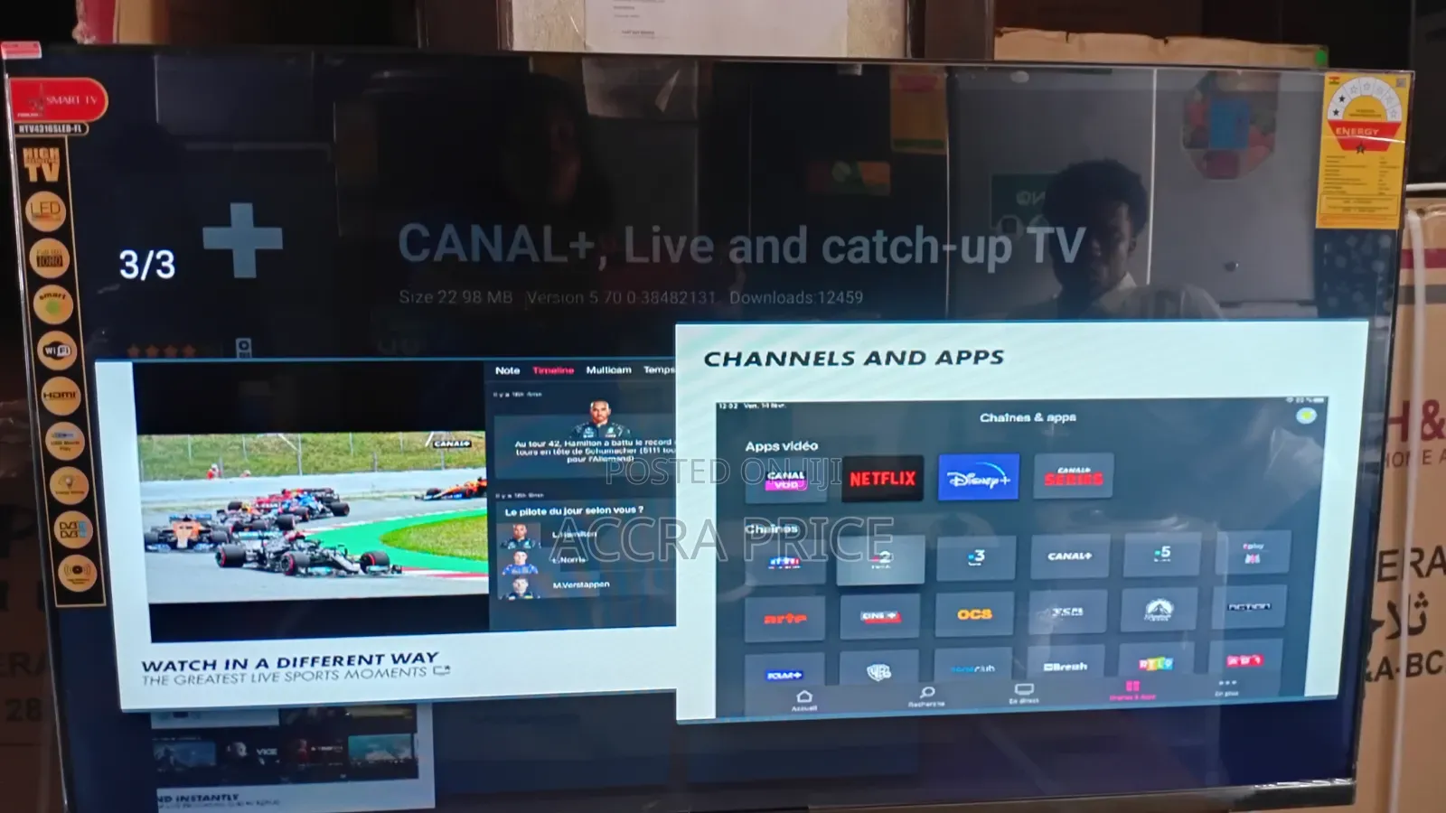 Creative Televisions, Clear Sight 43inches Nikai Smart Televisions