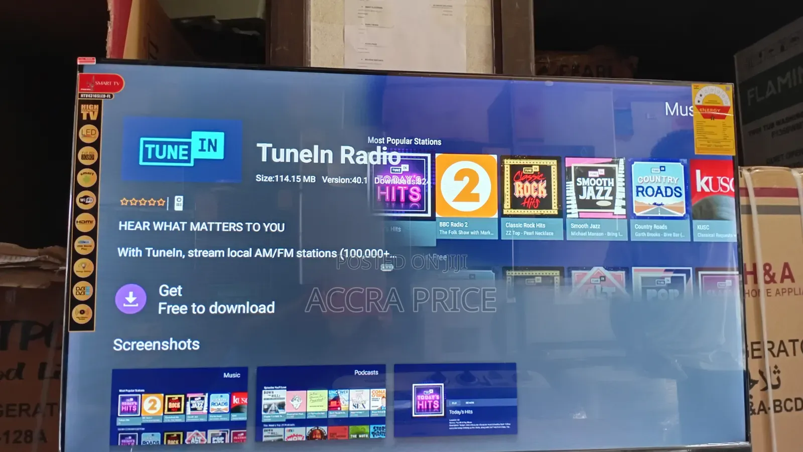 Starling Televisions, Star Sure 43inches Nikai Smart Televisions