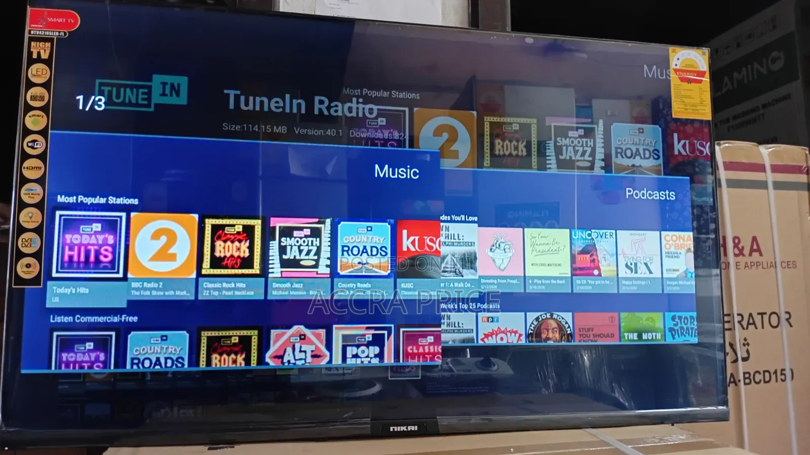 Starling Televisions, Star Sure 43inches Nikai Smart Televisions